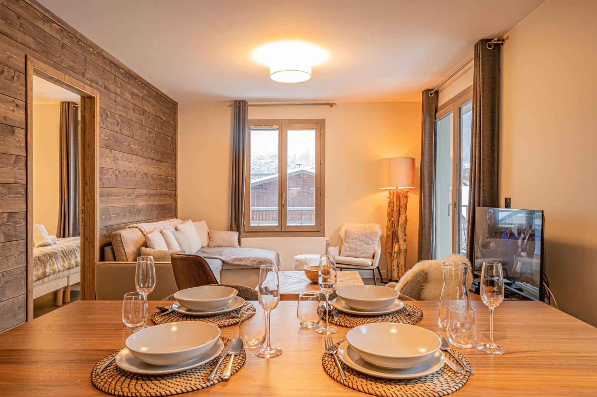 Perle Blanche - Brand New 2 Bedroom Apartment Perfectly Located Шамони Экстерьер фото